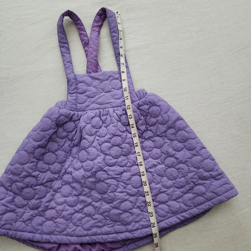 Purple floral dress kids girls 7